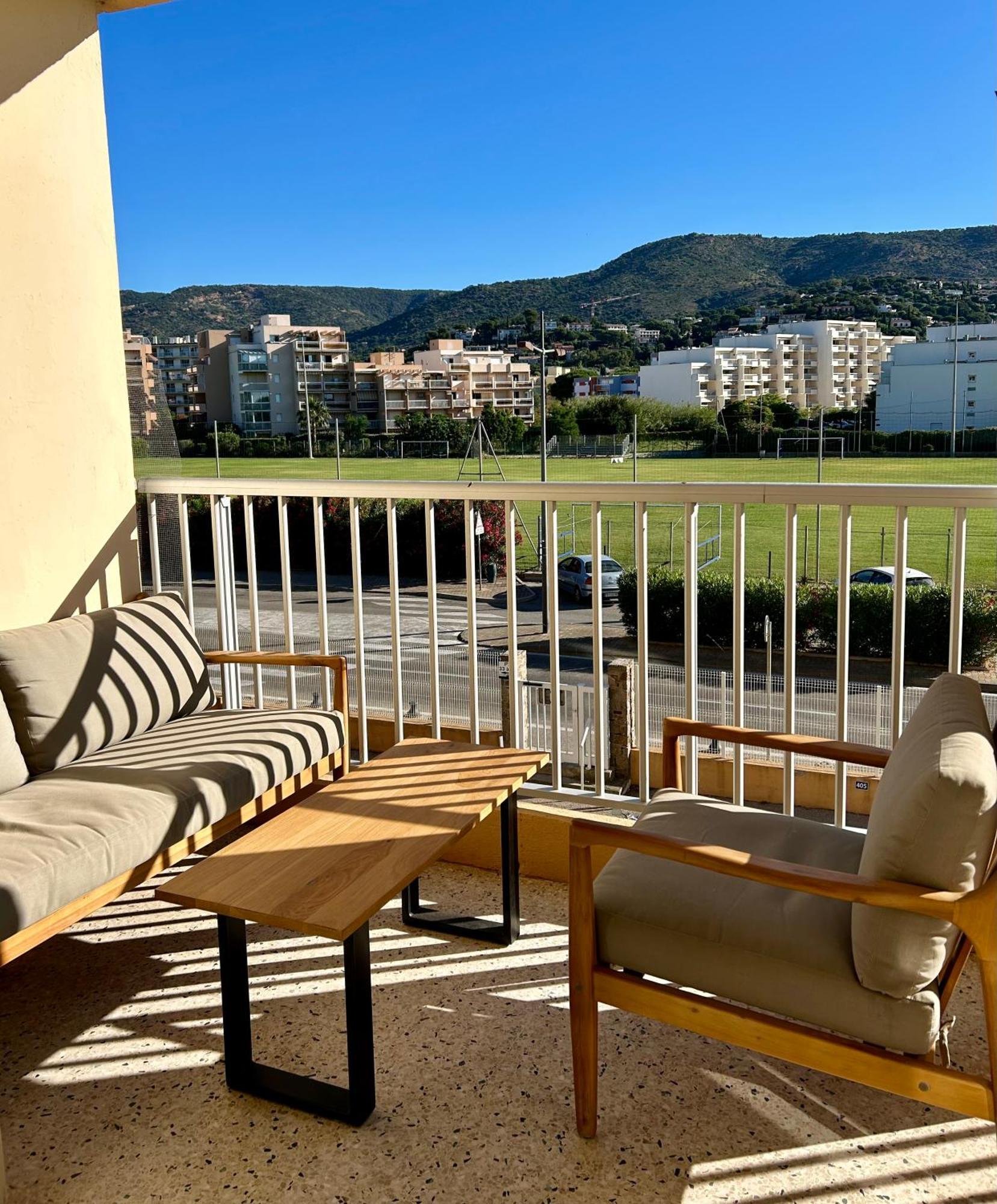 T3 A 300M Plage Avec Piscine Tennis Le Lavandou Exterior foto